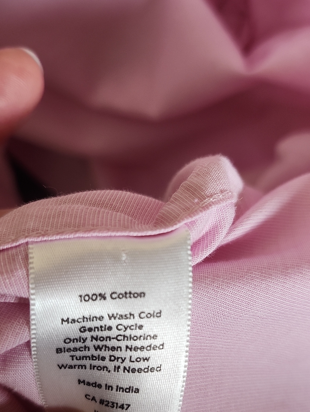 Talbots Ruffle Front Button Down Shirt In Pink - Picture 7 of 8